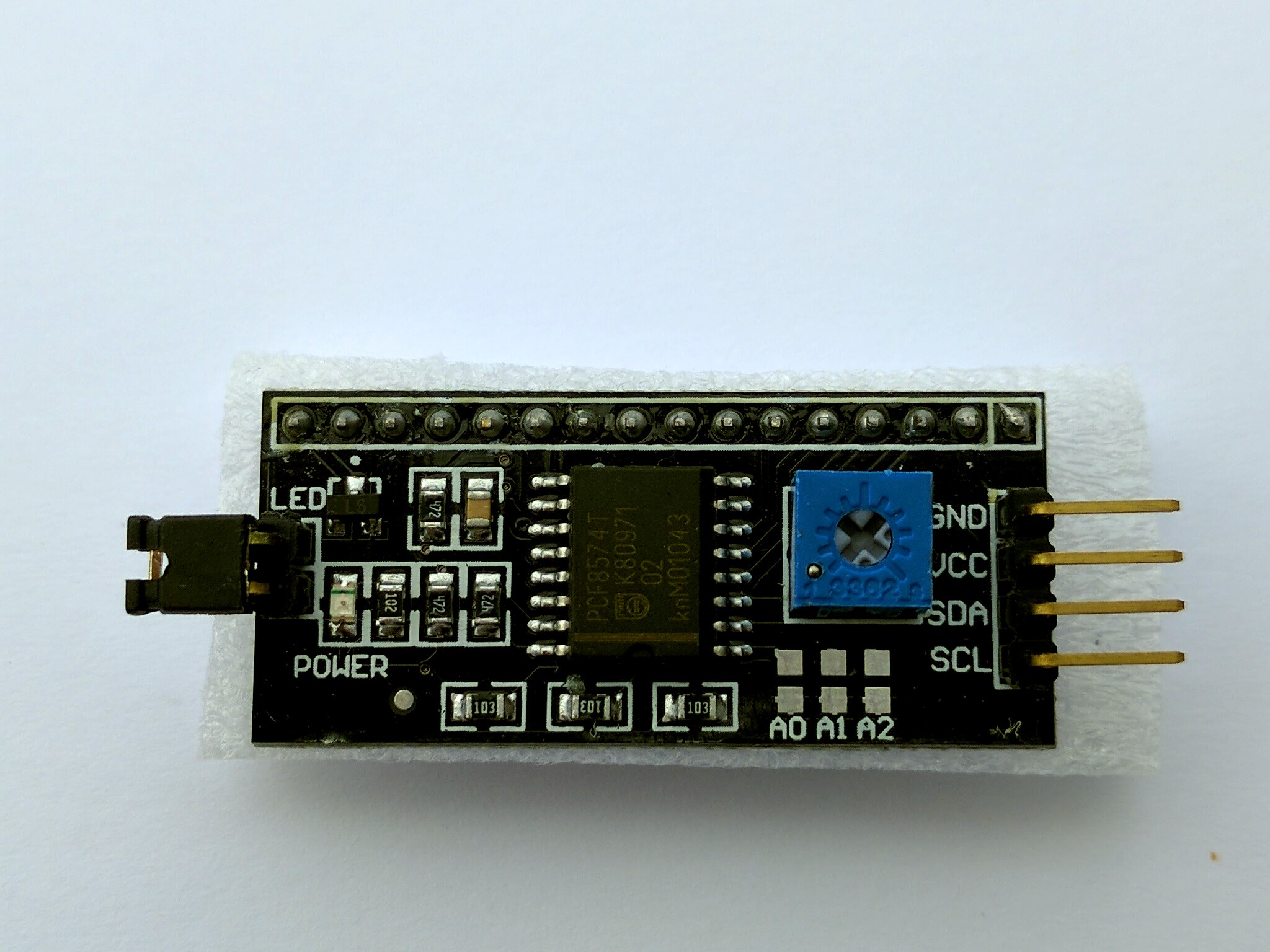 Typical PCF8574 module